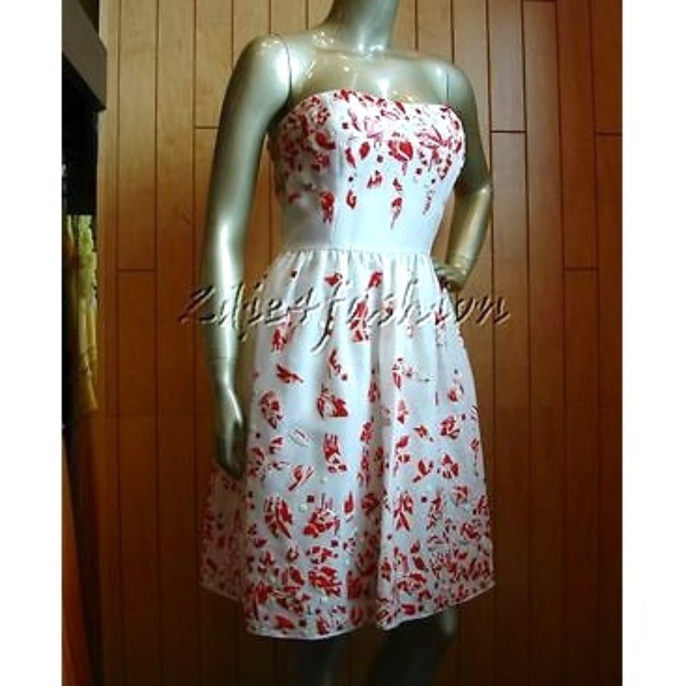 Oscar de la Renta Lobster Beaded Dress